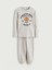 Lcw Kids Gri Bisiklet Yaka Erkek Çocuk Pijama Takımı 1