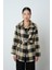 Kadın Ekose Desenli Tek Cepli Kuşaklı Tesettür Gömlek-Ceket 1