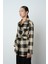 Kadın Ekose Desenli Tek Cepli Kuşaklı Tesettür Gömlek-Ceket 2