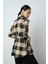 Kadın Ekose Desenli Tek Cepli Kuşaklı Tesettür Gömlek-Ceket 4