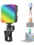 GZ49S Rgb Selfie Video Işığı, 72 Led, 3000K - 7000K, Bilgisayar, Ttablet, Akıllı Telefon, Dslr Kamera Için 3 Flaş Ayağı Tutucu, Entegre 500 Mah Pil, Ekran Klipsli 1