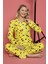 Süet Pijama Takımı Sarı Renk 2xl 1