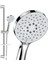 | Valtemo Fonksiyonlu Krom Beyaz Sürgülü Duş Seti 2