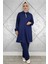 Kadın Düğme Detaylı Tesettür Takım 3