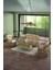 Rattan Icon Bahçe Mobilyası 2+1+1+Camlı Masa 1