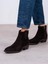 Estelle Kahve Süet Hakiki Deri Kadın Bot 2
