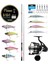 Pro Spin Seti Shimano Kamış Sienna Spinning Eva 2,41M 10-35G 2pc&savage Gear Sgs8 4000 Fd 8+1bb Olta Makinesi 1