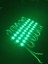 1.5W Yeşil Reklamcı Modül LED Parmak LED Lamba 12 Volt 20 Adet 2