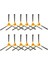 Ikhos Create Netbot S15 X500 X600 Pro Robot Süpürge Yan Fırçası Için 12 Adet (Yurt Dışından) 1