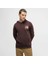 Fine Erkek Kahverengi Kapüşonlu Hoodie 3