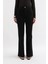 jean Kadın Yüksek Bel Ispanyoljean Pantolon Siyah 8