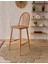 Concept Kumsal Bar Sandalyesi Hasırlı Naturel Ahşap Ada Sandalye 4