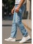 Cedy Denım Erkek Yüksel Bel Bol Kesim Boru Paça Kot Pantolon Reguler Fit Jean C336 3