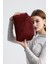 Kadın Bordo Süet Clutch El Çantası 4