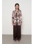Kadın Oversize Kesim Karışık Desenli Dijital Gömlek 4