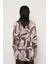 Kadın Oversize Kesim Karışık Desenli Dijital Gömlek 5