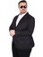 Mocgrande Erkek Büyük Beden 4 Drop Blazer Oskar Ceket 500607 Sıyah 2
