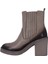 2630Z854 Deri Kadın Topuklu Bot 4