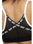 Women’s Indy Light Support Bra White Black White Kadın Antrenman Spor Bra Beyaz Siyah 4