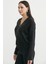 Pamuklu Yumoş Triko Hırka - Siyah 3