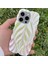 iPhone 14 Pro Max Kılıf Yaprak Desenli Parlak Darbe Önleyici Silikon Kapak 1