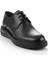 Siyah Hakiki Deri Erkek Klasik Ayakkabı E01401071441 2