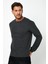 Erkek Baskılı Sweatshirt Antrasit 2