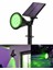 Yeşil 18 LED Spot Güneş Enerjili Bahçe Aydınlatma Lambası, Fotoselli, Spike Aplik, 18W Su Geçirmez Dış Mekan Solar Lamba, Ağaç, Veranda, Garaj, Havuz, Duvar ve Zemin Montajına Uygundur 42 cm 1