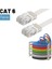 Cat6 Yassı RJ45 Ethernet (Network, Internet) Kablosu (15 Metre, Beyaz) 3
