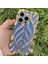 iPhone 15 Pro Max Kılıf Yaprak Desenli Parlak Darbe Önleyici Silikon Kapak 1