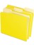 Iki Renkli Dosya Klasörü, Mektup Boyutu, Sarı, 1/3 Kesim, Kutu Başına 100 Adet (152 1/3 Sarı) 1