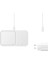 EP-P5400T Kablosuz Hızlı Şarj Cihazı Ikili (15W) - Beyaz W/ta 2
