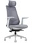 XD-1010 Fileli Başlıklı Çalışma Koltuğu Gri 3