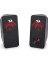 Stereo Hoparlör 2.0 Stentor (GS500) 2 x 3 W Arka Aydınlatmalı Bilgisayar Için, Kırmızı, USB Üzerinden Güç Beslemesi ve 3,5 mm Jak Fişi, Siyah 3