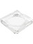 Deco Kristal Kare Küllük - Şeffaf - 10 cm 2