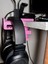 Premium Pembe Macenta Asılabilir Kulaklık – Şık V3 Gamer Modeli, Kaydırmaz Keçeli, Ergonomik Masaüstü Askı, Edition (Montaj Videosunu Izlemeden Kullanmayın) 2