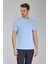 Supima Gömlek Yaka Cool Touch Erkek T-Shirt Mavi TS24Y24106_D35 1