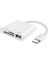 USB Type C To Sd Micro Sd Tf Kart Okuyucu ve USB Çevirici 3 In 1 Dönüştürücü Adaptör 5232 1