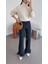 Paça Fırfırlı Koyu Jean 3