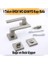 Inox Wc-Banyo Kapı Kolu Kare Rozetli Sağa Sola Uygun Iç Dış Kapısı Kilitlenebilir 1 Takım 5