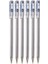 Mavi Mükemmel Tükenmez Kalem Kalem Küre Punkt Kalem 0,7 mm Spitze Spitze 0,25 mm Line Genişlik Ince Linie Doldurulabilir Mürekkep BK77 (6 Adet) 1