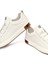 Erkek Beyaz Bağcıklı Deri Sneaker 25WFD693418 10