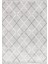 Adanero Geometrik Gri Polyester Pamuk Tabanlı Makine Halısı 1