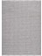 Zarza Modern Gri Polyester Pamuk Tabanlı Makine Halısı 1