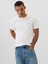 Erkek Beyaz Gap Logo Everyday Soft T-Shirt 6