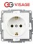 Visage Beyaz Topraklı Priz Çerçevesiz - Priz ve Anahtar Için Uyumlu Çerçeve 1