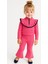 Fırfır Yaka Detaylı Fitilli Kız Çocuk Takım 1