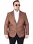 Mocgrande Erkek Büyük Beden 4 Drop Blazer Oskar Ceket 500607 Taba 1