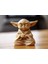 Meditasyon Yapan Mini Yoda Figürü Dekoratif Masa ve Raf Süsü 1