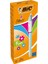 4 Colours Fun Tükenmez Kalem, 12'li Kutu, 1.0mm Uç, Tek Kalemde Pembe, Mor, Turkuaz ve Açık Yeşil Renkler 1